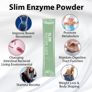 ขวดผักมังสวิรัติแบบซับซ้อนอาหารเสริมเอนไซม์ลดความอ้วนธรรมชาติที่เป็นกรดผลไม้ย่อยอาหารเพื่อสุขภาพและการจัดการน้ำหนัก - Product Image 4