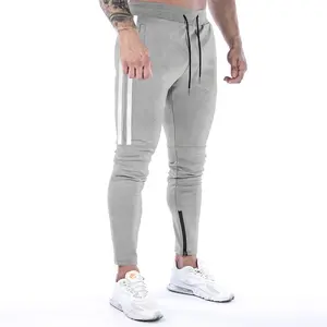 Stacked Utility Nylon Chinos White, Custom Men Pants Hot Selling Mens Track Clothes Cargo Chinos Organic Cotton Mens Trousers/