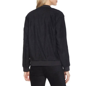 Blouson Bomber Femme Personnalisé en Toile Teinte Respirante Taille Adulte Imperméable Coupe-Vent Hiver Chaud Manches Longues avec Faible MOQ - Product Image 2