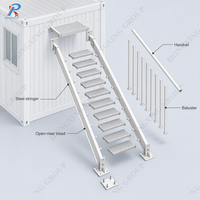 Conteneur hôtelier mobile de 20 pieds en panneaux sandwich d'acier respirants préfabriqués, design moderne, pour bureau, boutique ou villa