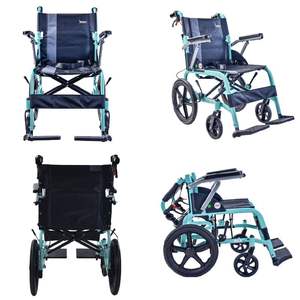 Venta caliente uso médico estilo europeo silla de ruedas Manual plegable silla de ruedas duradera coche para la venta - Product Image 2