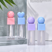Nouveau design de flacon vide pour gloss à lèvres 3,5 ml 4 ml 5 ml, flacon rond rechargeable populaire pour vernis à ongles, gloss à lèvres, fard à paupières