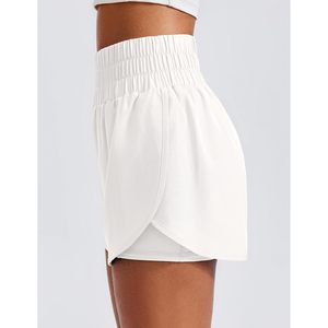 Pantalones Cortos Deportivos 2 en 1 para Mujer FOXA, Cintura Alta con Bolsillos, Secado Rápido, para Entrenamiento Atlético y Gimnasio - Product Image 4