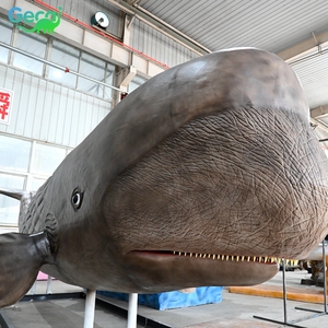 Gecai vida tamanho esperma baleia animatronic animais realista cachalote modelo para venda - Product Image 3