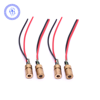 Module de Diode Laser rouge, lot de 5, 15 v dc 5mW, focalisable, 650nm