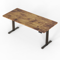Bureau électrique réglable en hauteur OEM, bureau ergonomique réglable pour travailler assis ou debout, idéal pour le bureau à domicile