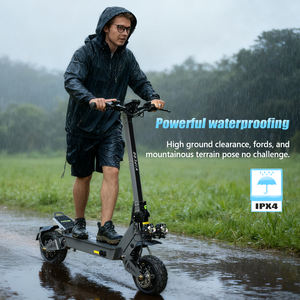 Scooter Eléctrico Potente con Doble Motor de 26AH, Disponible en Almacenes de EE. UU., Reino Unido y la UE, IE VIPCOO VS9, Neumáticos Anchos, Plegable, Todoterreno - Product Image 4