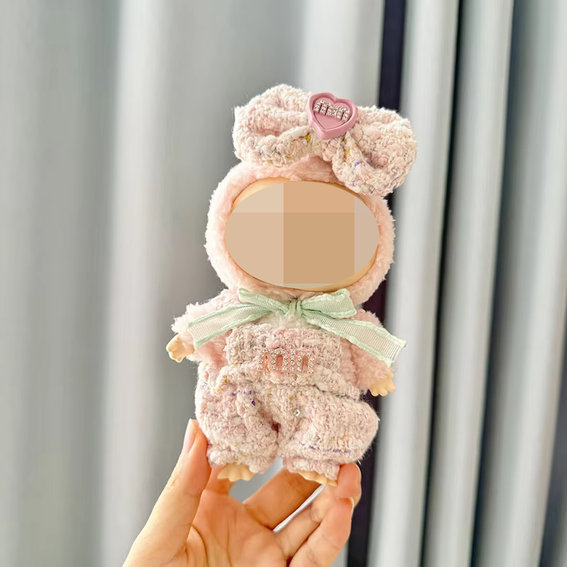 Pendentif rose clair bracelet rose parfum ensemble