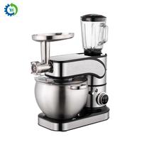 Mélangeur Alimentaire Robuste 3-en-1 en Acier Inoxydable 10L - Pétrissage/Fouettage/Mélange, 220V 50Hz, Moteur à Contrôle par Microprocesseur, Idéal pour la Boulangerie