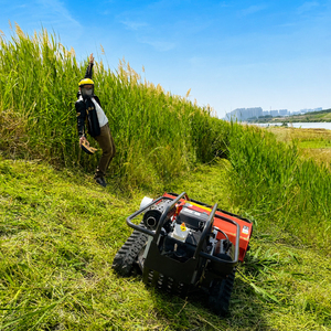 800mm 1000mm Zero Turn Gasoline <b>Remote</b> Grass Cutting Machine Crawler Agriculture CE EPA Control <b>Flail</b> <b>Mower</b> XT-800F&1000F Powerf - Product Image 5