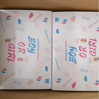 Spray de neige artificielle en boîte métallique pour révélation du sexe (garçon/fille) – Fournitures pour fête prénatale