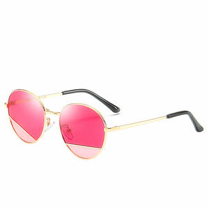 Lunettes de soleil rondes de marque 2019 pour garçon et fille, monture en métal, lunettes de soleil pour enfants, UV400, polarisées - Product Image 4