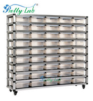 Cage pour reptiles Snake Rack en PP et métal, faible bruit, pour l'élevage des pythons ball pythons