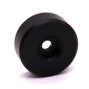 Bloc de moyeu encastré en plastique Delrin noir usiné, forme en D, alésage intérieur pour unité de transmission rotative - Product Image 5
