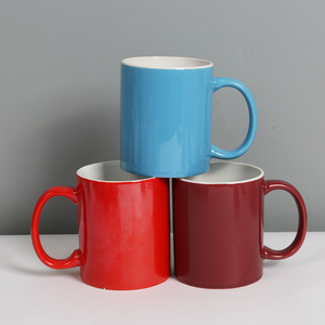 11oz cà phê Mug Màu tráng men Mug, gốm cốc sữa uống cà phê tùy chỉnh màu số lượng lớn đóng gói hiện đại bền vững - Product Image 4