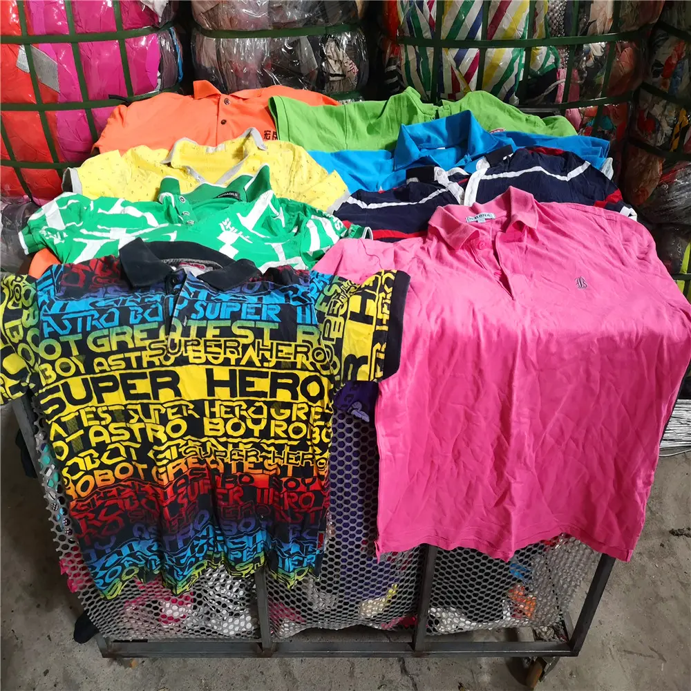 Wholesale fashion cheap used clothing textile recycling 100kg per bale