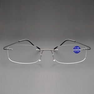 Lunettes de lecture <span class=keywords><strong>bifocales</strong></span> haute définition tendance, lunettes anti-lumière bleue, spécialisées pour les personnes d'âge moyen et les personnes âgées - Product Image 2