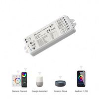CHAUDE WZ5 5 en 1 Tuya APP zigbee 3.0 RF contrôleur Led sans fil Zigbee gradateur pour RGB RGBW CCT RGBW CW WW LED bande