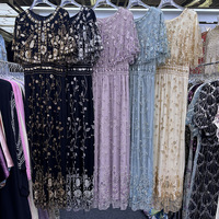 Robe de soirée Kaftan pour l'Aïd, vêtements islamiques modernes, Abaya de luxe, robe de soirée plissée, robe longue de soirée ornée de perles et de paillettes, coupe ample