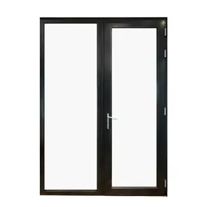 Прямая Продажа с фабрики сертификат CE алюминиевые створчатые двери патио створчатые двери с двойным остеклением для продажи