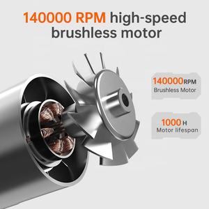 4000mAh pil 4-Gear akülü Turbo hava Duster 140000RPM hız Mini şiddetli Fan kar toz klavye anti-toz fonksiyonu - Product Image 5