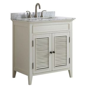 ตู้ห้องน้ำสไตล์เชคเกอร์ ตู้ใต้อ่างล้างหน้าแบบดั้งเดิม - Product Image 6