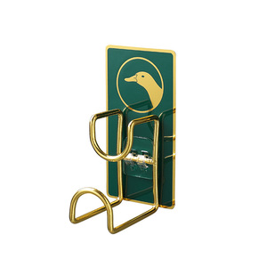 Novelty Wall Mounted Hooks Rectangle Removable Adhesive For Basin Storage - Product Image 5