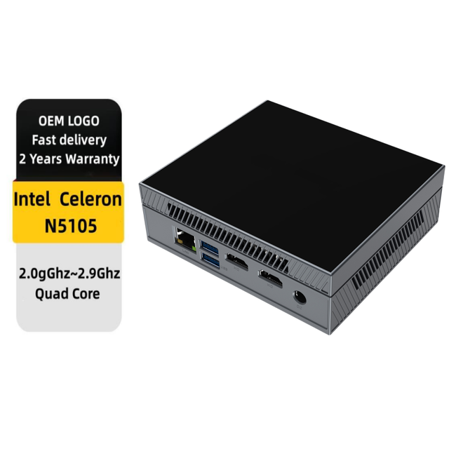 Intel 11th MINI N5105 Intel UHD DDR4 8G/16G M.2 SATA3 SSD 128G/256G 4KHD Ubuntu WIN10/11 WOL AUTO POWER on Beelink Mini Pc