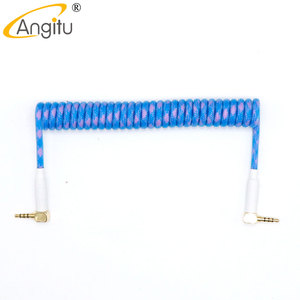 Angitu Premium Hand Make <strong>TRRS</strong> Audio <strong>Cables</strong> Reversed Custom Coiled Split/Sofle Keyboard <strong>TRRS</strong> <strong>Cable</strong> - Product Image 5