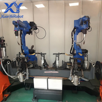 Station de soudage robotisée 6 axes haute précision, solution d'automatisation industrielle, bras robotisé, machine de soudage automatique, robot de soudage