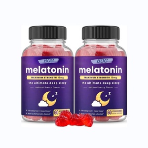 Gomitas de Melatonina de 5 mg de Marca Privada, Suplemento Dietético Premium para Mejorar el Sueño, 60 Unidades, Antienvejecimiento para Adultos - Product Image 1