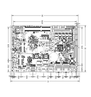 Nouvelle carte mère industrielle sans ventilateur pour serveur Mini ITX 4 pouces, Intel I3 6100U, DDR3 monocanal, SATA, 8 Go / USB, directement de l'usine
