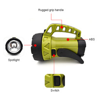 Lampe de poche rechargeable, lumière puissante, ultra-lumineuse, longue portée, portable, durable, pour la maison, la patrouille et la recherche