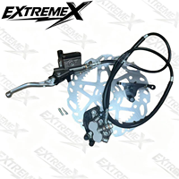 Kit d'étriers de frein hydrauliques renforcés CNC pour moto tout-terrain Sur-Ron Light Bee X Ultra Bee, pièces de mise à niveau de freinage anti-décoloration pour tout-terrain