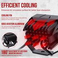 2021 système d'éclairage automatique LED feux de conduite pour moto RGB prix de gros Mini double couleur 30W 2.6 pouces PC IP68 universel