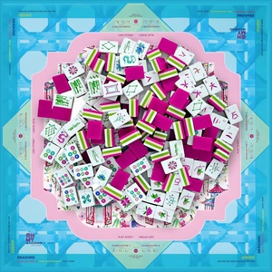 Tapis de Mahjong Américain Moderne de Luxe, Imperméable, Antidérapant, Personnalisé, Silencieux, pour Jeu de Poker, Pliable, Motif Unique, Portable, Support - Product Image 1