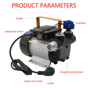 Pompa Bahan Bakar Diesel Self-priming Kecil 220V 110V Pompa Transfer Pengiriman Solar/Kerosin Rumah Tangga 60L/mnt 550W - Product Image 3