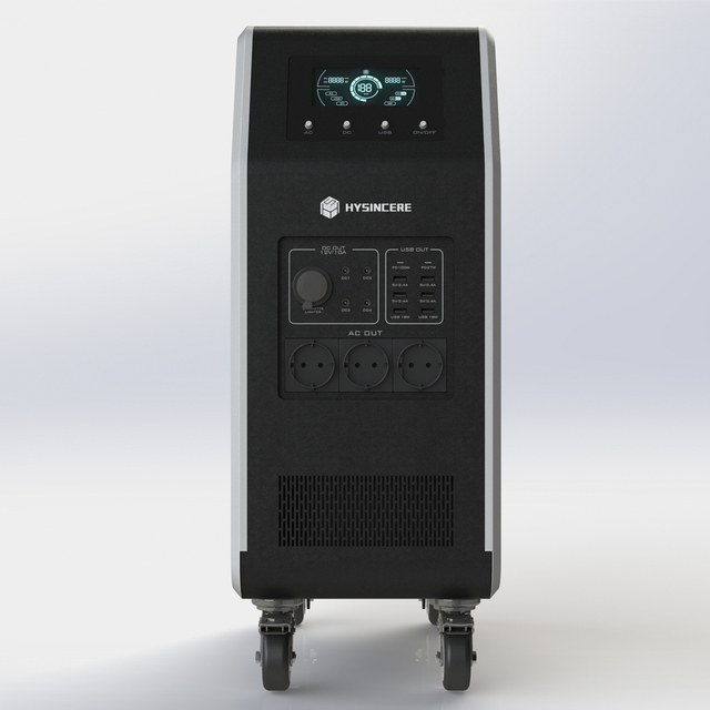 220V AC 5000W Output UPS Camping Solar Energy Storage Power Station Household Portable Lithium Ion LiFePO4 Power Bank 5KWH