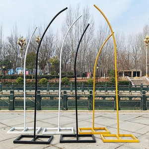 1,9*2,4M Outdoor-Party Blumen- und Ballonständer Goldener Metallbogen Hintergrund für Hochzeiten Stilvolle Werbeartikel für Partys - Product Image 2