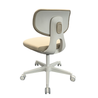 Chaise pivotante en fer moderne et confortable pour étudiants, pour salon et bureau, avec un design adapté aux enfants