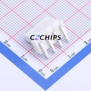 KH-VH-4P-W Wire-to-<b>Board</b> <b>Pin</b> Header Bent Lead Through Hole,P=3.96mm Connector 1x4P 3.96mm Right Angle Insert VH - Product Image 2