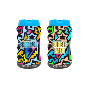 Cool Vibrant Graffiti Pattern Eco-Friendly Travel Size Portable <b>Flip</b> <b>Top</b> Squeeze Shampoo Body Wash <b>Bottle</b> Adult Gentle Daily Use - Product Image 3