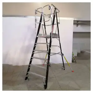 Escada inflável da jacobs da alta qualidade para venda, escada móvel de aço da escada do passo