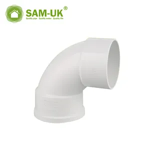 Coude pvc pour le gaspillage d'eau SAM-UK, coude STANDARD australien, connecteurs de tuyaux F/F, coude uni