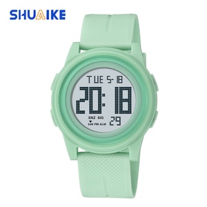 Reloj Deportivo Digital de Silicona para Hombre Shuaike 1055, Marca Blanca OEM, Diseño de Dibujos Animados, Resistente al Agua 3BAR - Product Image 3
