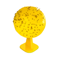 Boule de piégeage des parasites des terres agricoles extérieures suspendue piège à balles de mouches des fruits jardin collant attrape-mouches fourmis lutte antiparasitaire