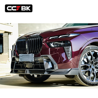 Para BMW X7 G07 M Sport LCI 40i 60i 2023-2026, Kits de Carrocería de Fibra de Carbono Seca, Cubiertas para Faros Delanteros, 51115A241B7 51115A241B8