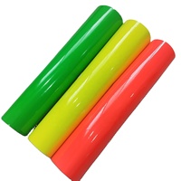 Rouleaux de vinyle PVC autocollants Anolly brillants et lustrés, 60 couleurs, pour découpe sur traceur informatique, taille 1,22x50m, publicité extérieure