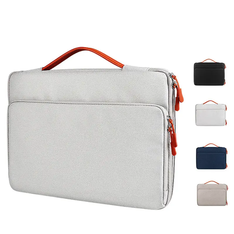 Venda quente Estoque Laptop Case Impermeável Leve Business Computer Tote Bag Laptop Briefcase 15,6 polegadas para homens