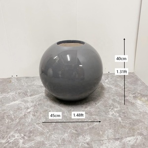 Pots de jardin en fibre de verre classiques modernes pour l'intérieur/l'extérieur, coins pour l'amélioration <span class=keywords><strong>du</strong></span> paysage, fournisseur de sol pour la décoration intérieure - Product Image 4